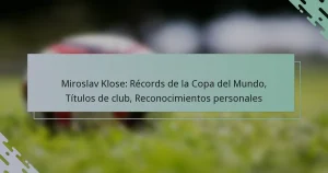 Miroslav Klose: Récords de la Copa del Mundo, Títulos de club, Reconocimientos personales